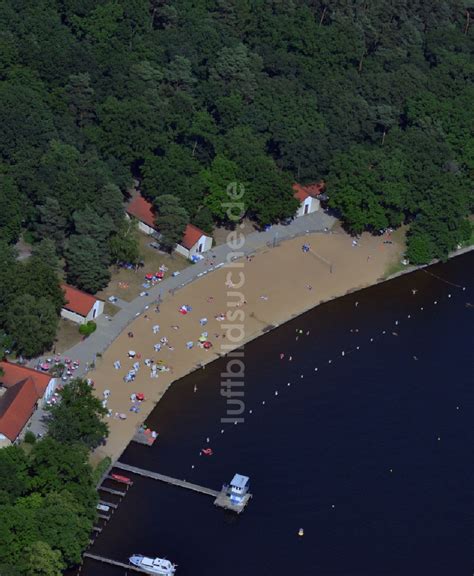 Berlin Treptow Koepenick Aus Der Vogelperspektive Strandbad