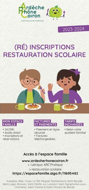 Calam O R Inscription Restaurant Scolaire