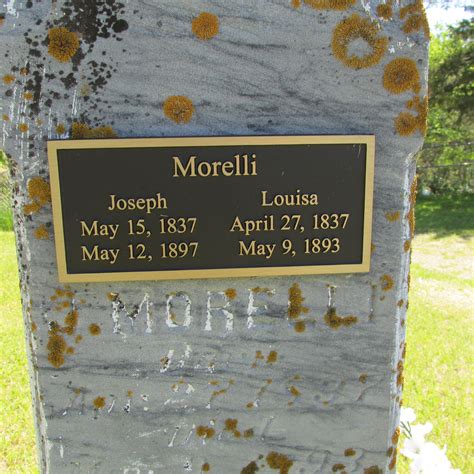 Louisa Lupie Morelli 1837 1893 Mémorial Find A Grave