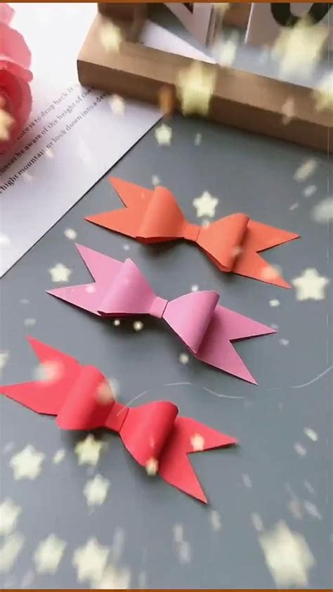 How To Make A Paper Bow Easy Step By Step Craft Artofit