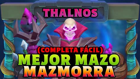 Mejor Mazo Thalnos Completa Mazmorra No Muertos Cavernas De