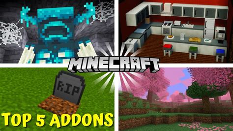 TOP 5 MELHORES ADDONS PARA MINECRAFT BEDROCK 1 17 MINECRAFT PE YouTube