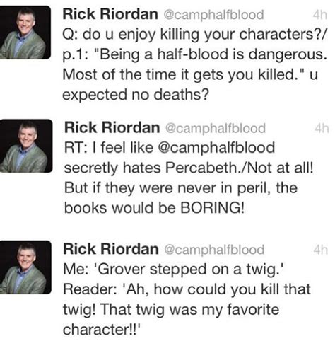 Resultado De Imagen Para Rick Riordan Tweets Percy Jackson Funny