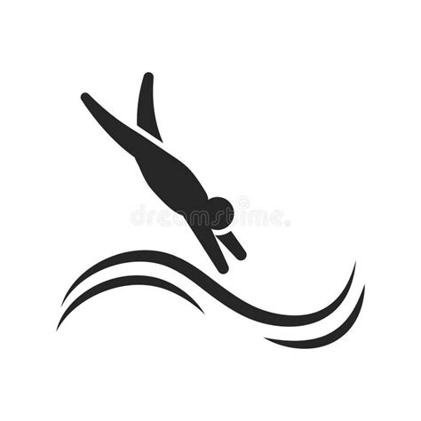 Free Diving Icon Stock Vector Illustration Of Diver 272032773