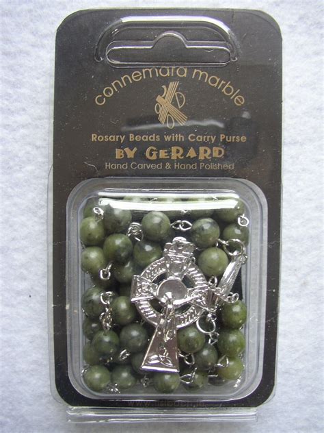 Connemara Irish Green Marble Rosaries Connemara Marble By Gerard Ebay