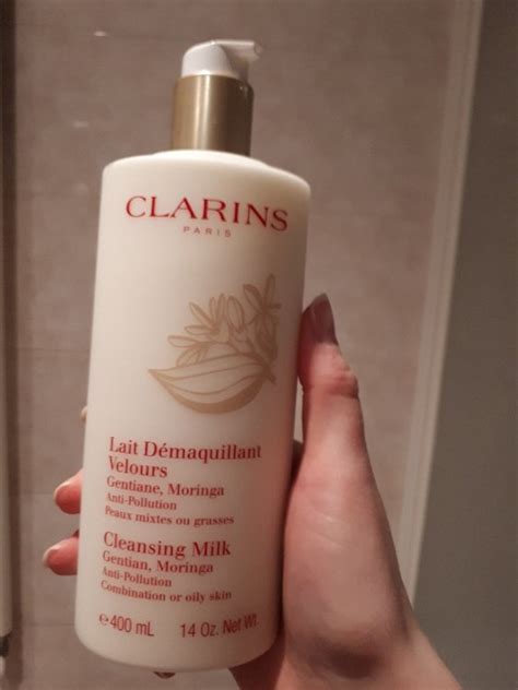 Clarins Lait Démaquillant Velours Gentiane Moringa Peaux mixtes ou