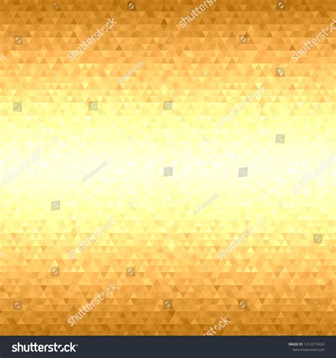 Abstract Seamless Gold Background Gold Triangles Stock Vector Royalty