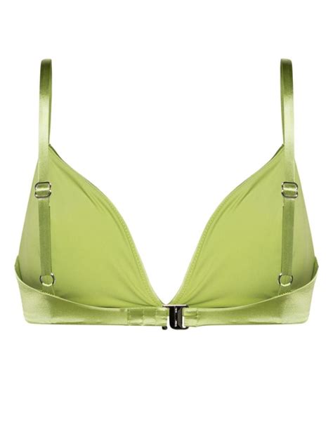 Form And Fold Green The Triangle Bikini Top Browns Great Gifts Club