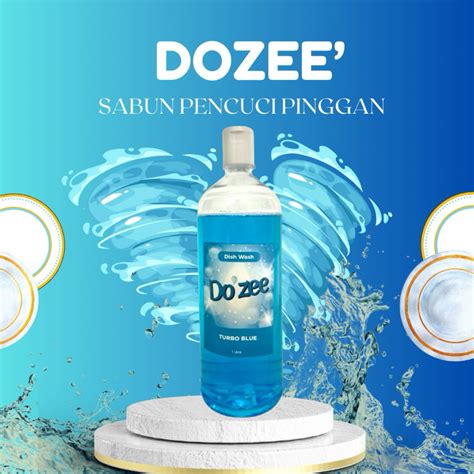 Sabun Pencuci Pinggan Dozee Turbo Blue 1 Litre Shopee Malaysia