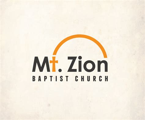 Serious Modern Church Logo Design For Mt Zion Baptist Church By Thulet Design 6360743