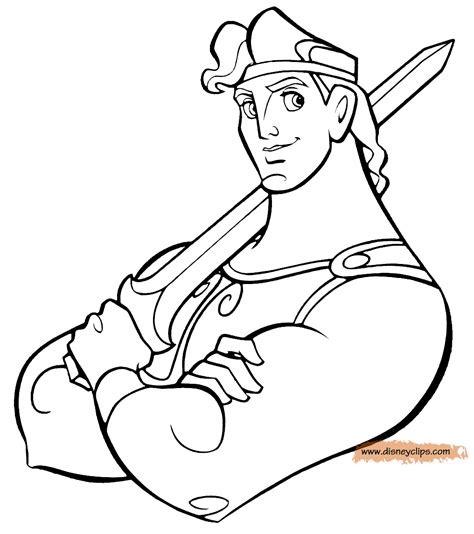 Coloriages Hercule Avec Son P E Coloriages Hercule Des Coloriages