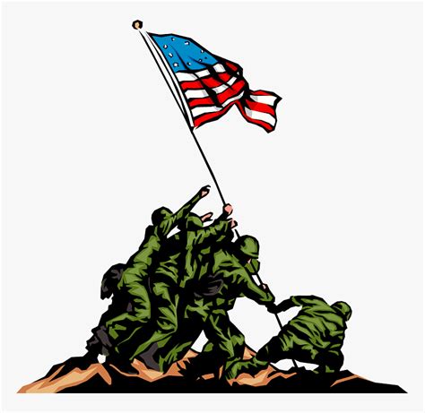 Happy Veterans Day Cliparts Black & White - Clip Art Memorial Day, HD Png Download , Transparent ...