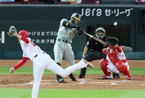 【阪神】佐藤輝明、大山悠輔、ミエセスがアーチ共演、今季初3本塁打で3連勝 今季最多の貯金5 プロ野球写真ニュース 日刊スポーツ