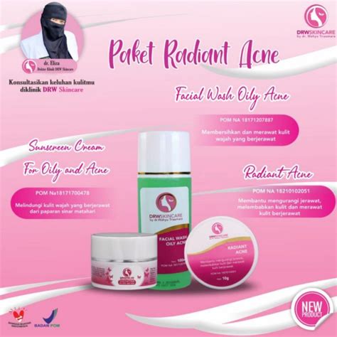 Jual Paket Radian Acne Drw Skincare Dokter Wahyu Triasmara Indonesia