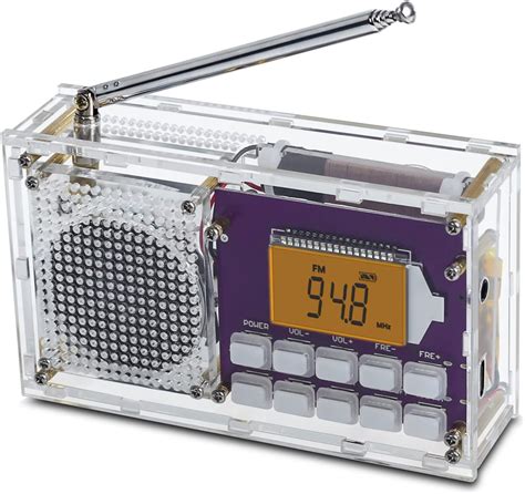 Dongker Drahtloser Fm Radio Bausatz Mit Uhr Und Memory Funktion