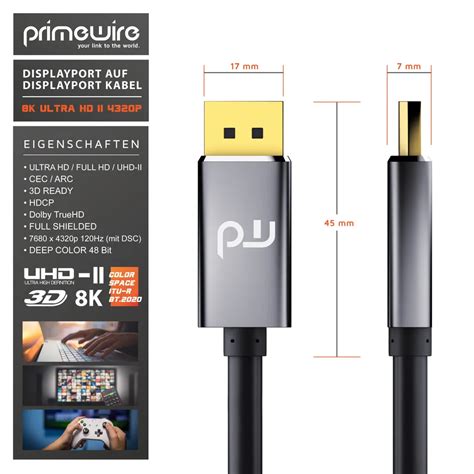 Primewire Premium Displayport Auf Displayport Kaufland De