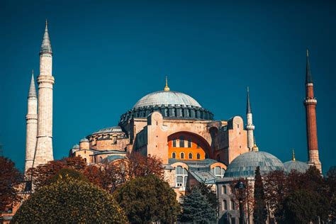 Berblick Ber Den Hagia Sophia Komplex In Istanbul