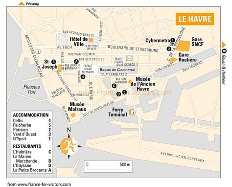 Le Havre Map and Le Havre Satellite Images