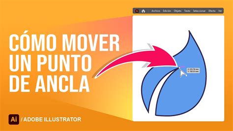 Cómo modificar la posición de un punto de ancla en Adobe Illustrator