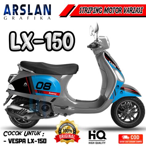 Jual Striping Vespa Lx Variasi Striping Vespa Matic Type Lx