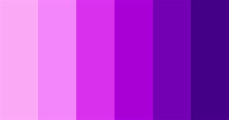 Pink Indigo Gradient Color Scheme Indigo