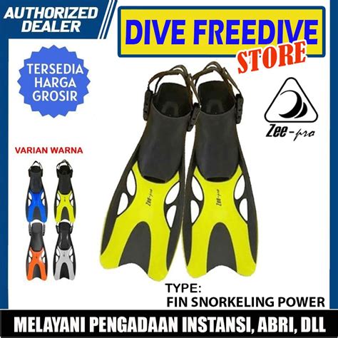 Jual Fin Open Heel Zeepro Power Fins Renang Swimming Kaki Katak Bebek