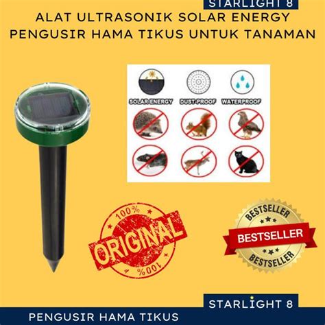 Jual Alat Pengusir Hama Tikus Tupai Kucing Ular Ultrasonic Tenaga