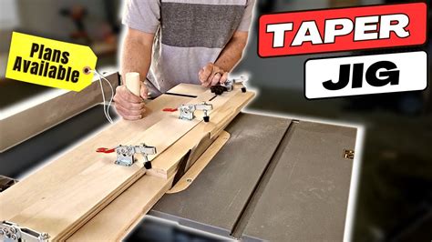 Taper Jig For Long Cuts Table Saw Jointer Jig YouTube