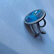 Amazon Reidgaller Pcs Stainless Steel X Mm Oval Cabochon Ring