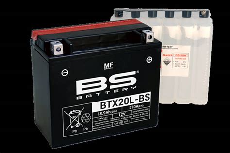 Batterie BS Battery YTX20L BS 12V 18 9Ah 270A Pyrénées Batteries