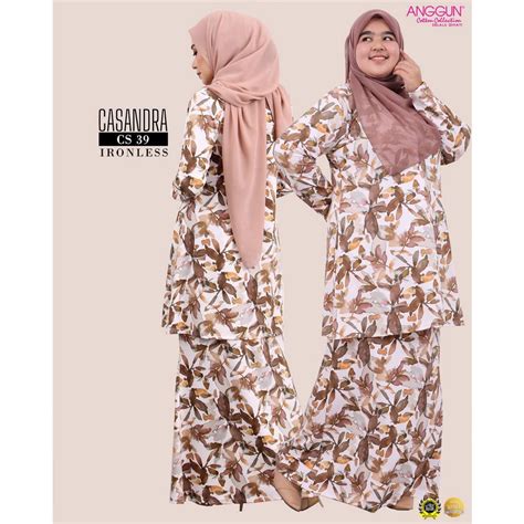 BATCH RAYA 2024 ReadyStock Baju Kurung Ironless Casandra Anggun