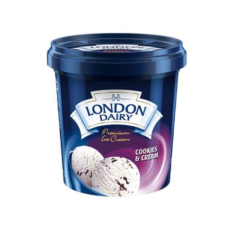 Buy London Dairy Ice Cream Cookies Cream 125 Ml Cup Online At Best