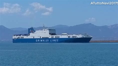 Arrivo Dell Arrival Of Eurocargo Roma In Cagliari August 21 2017