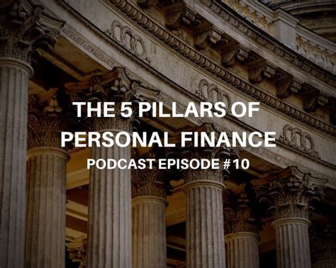 The 5 Pillars Of Personal Finance Medical Money