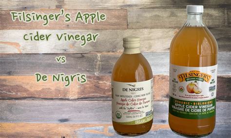 Filsingers Apple Cider Vinegar Vs De Nigris The Ultimate Verdict The Coconut Mama