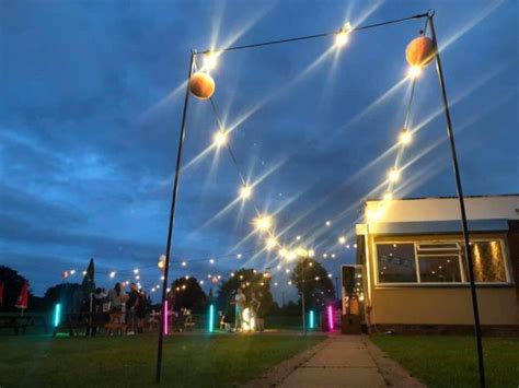 Festoon Pole 2 4m Lumiere Light Up Hire