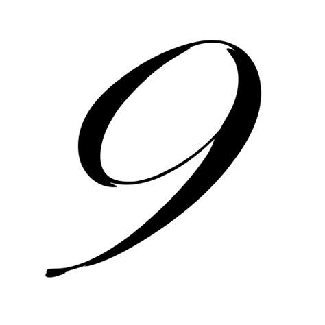 SVG > number 9 gold - Free SVG Image & Icon. | SVG Silh