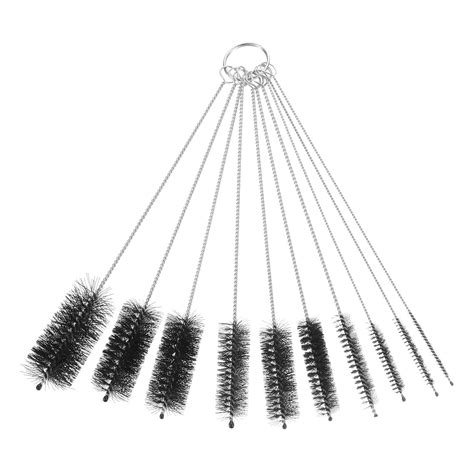 Uxcell Straw Cleaner Brush Set 8 3 Nylon Tube Pipe Cleaners Set Of