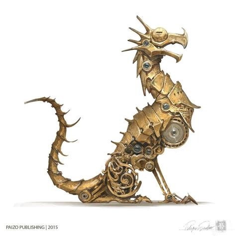 Robot Dragon Dragon Art Fantasy Weapons Fantasy Rpg Creature Design