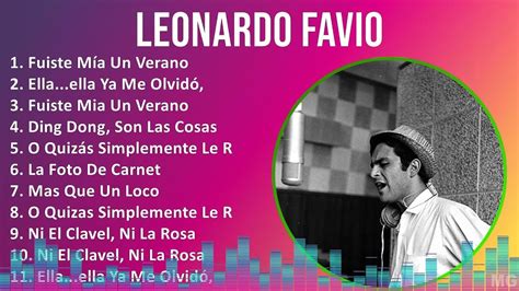 Leonardo Favio 2024 MIX Grandes Exitos Fuiste Mía Un Verano Ella