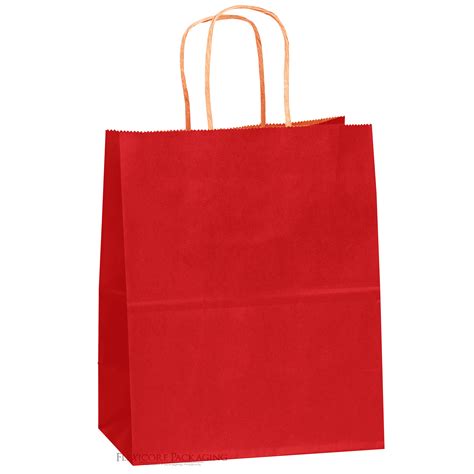 Red Kraft Paper Bags 8 X4 75 X10 25 24ct Walmart