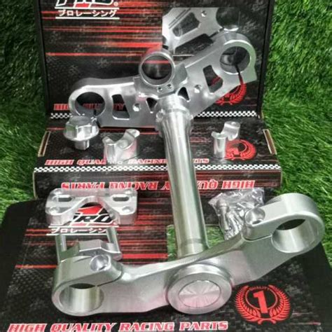 Jual SEGITIGA ATAS BAWAH CNC ALMUNIUM T7 NINJA RR NEW OLDFULL SET PRO 1