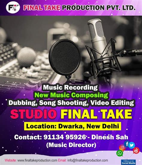 Best Music Production Studio in Delhi | by Final Take Production | Medium