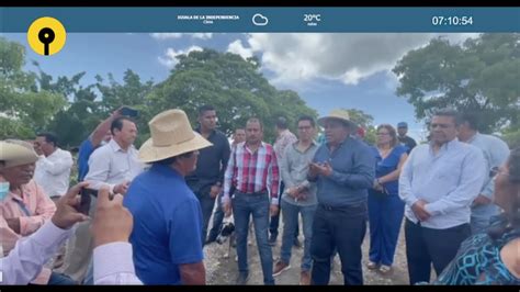 Dialoga Alcalde David Gama Con Habitantes Inconformes De La Colonia