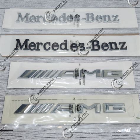 Jual Emblem Tulisan Mercedes Benz Amg Sticker Stiker Bagasi Mercy Amg