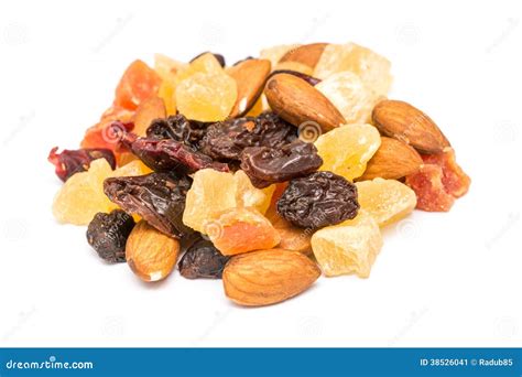 Dried Fruits Isolated Stock Image Image Of Nutrition 38526041