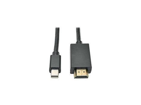 Tripp Lite Mini Displayport To Hd Cable Adapter Mdp To Hdmi M M Mdp2hdmi 1080p 6 Ft P586