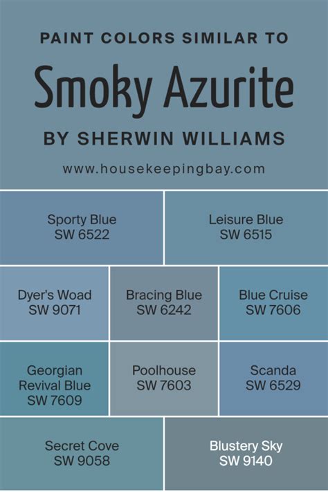 Smoky Azurite Sw 9148 By Sherwin Williams Housekeepingbay