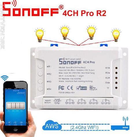 Sonoff Ch Pro R Way Montage Sans Fil Wifi Smart Swi En France