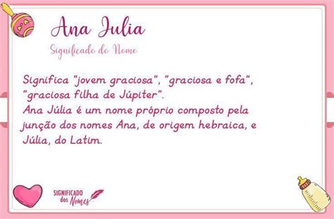 Qual O Significado Do Nome Ana Júlia - Significado do Nome Ana Júlia para Bebê - Significado dos Nomes